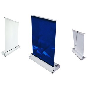 Mini Tabletop Retractable Banner Stand With Custom Printed Graphic 11