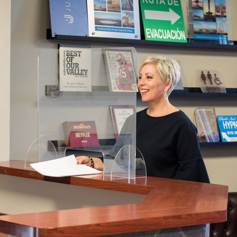 Topline Acrylic Counter Shield C