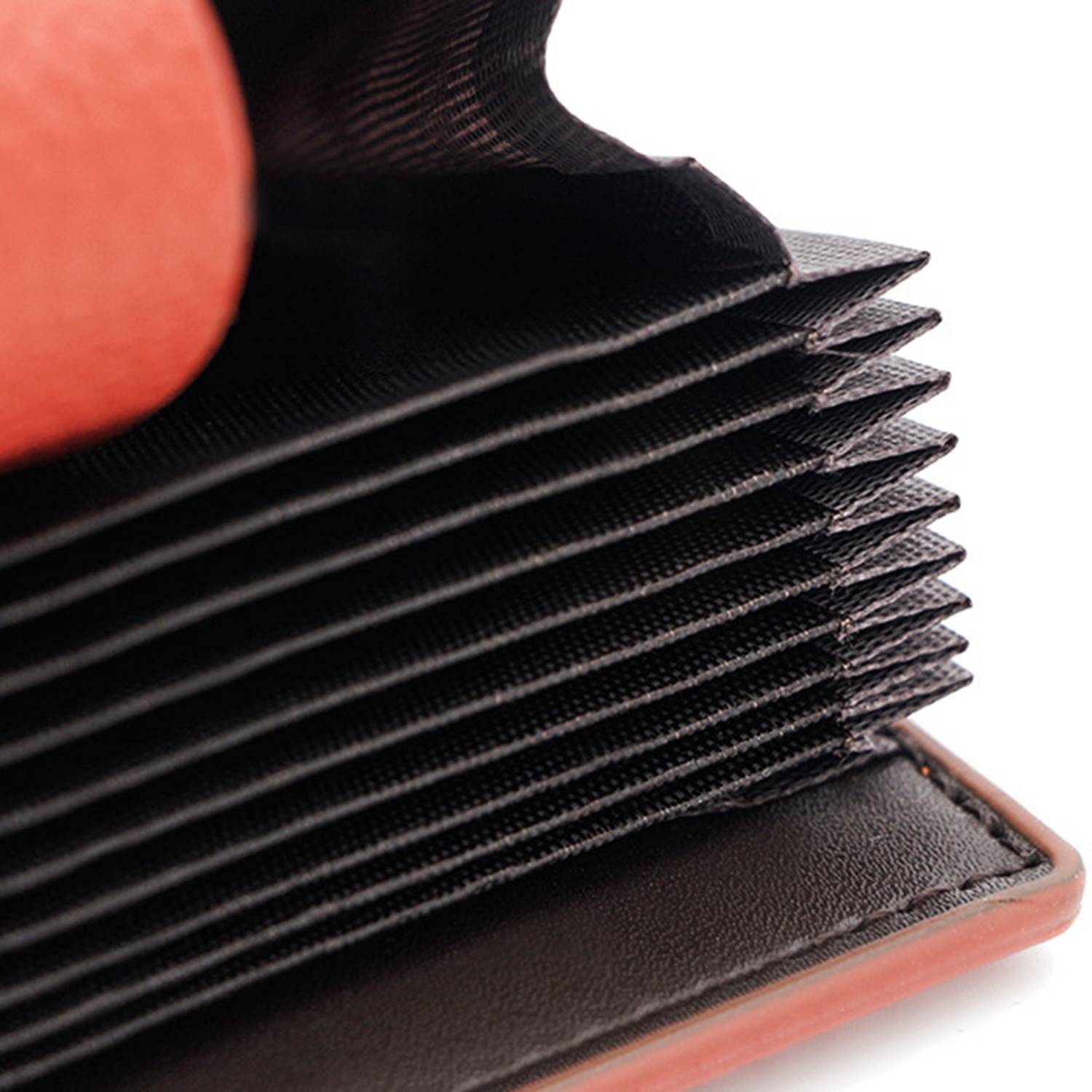 PU Leather Zipper Card Holder Purse Bag 5