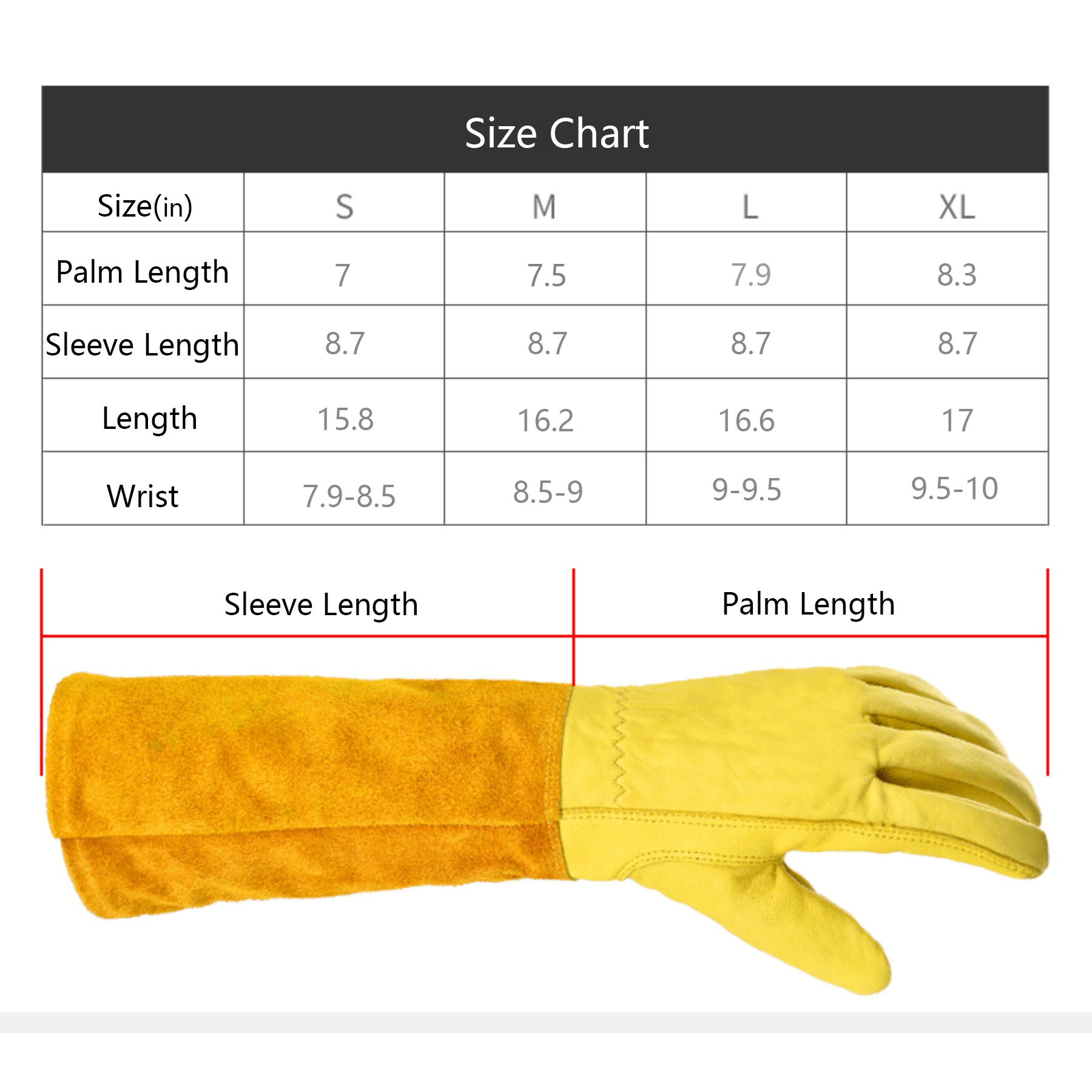 Long Gardening Gloves 18