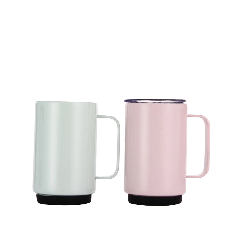 Custom 10 oz Stainless Steel Travel Mug With Handle 4