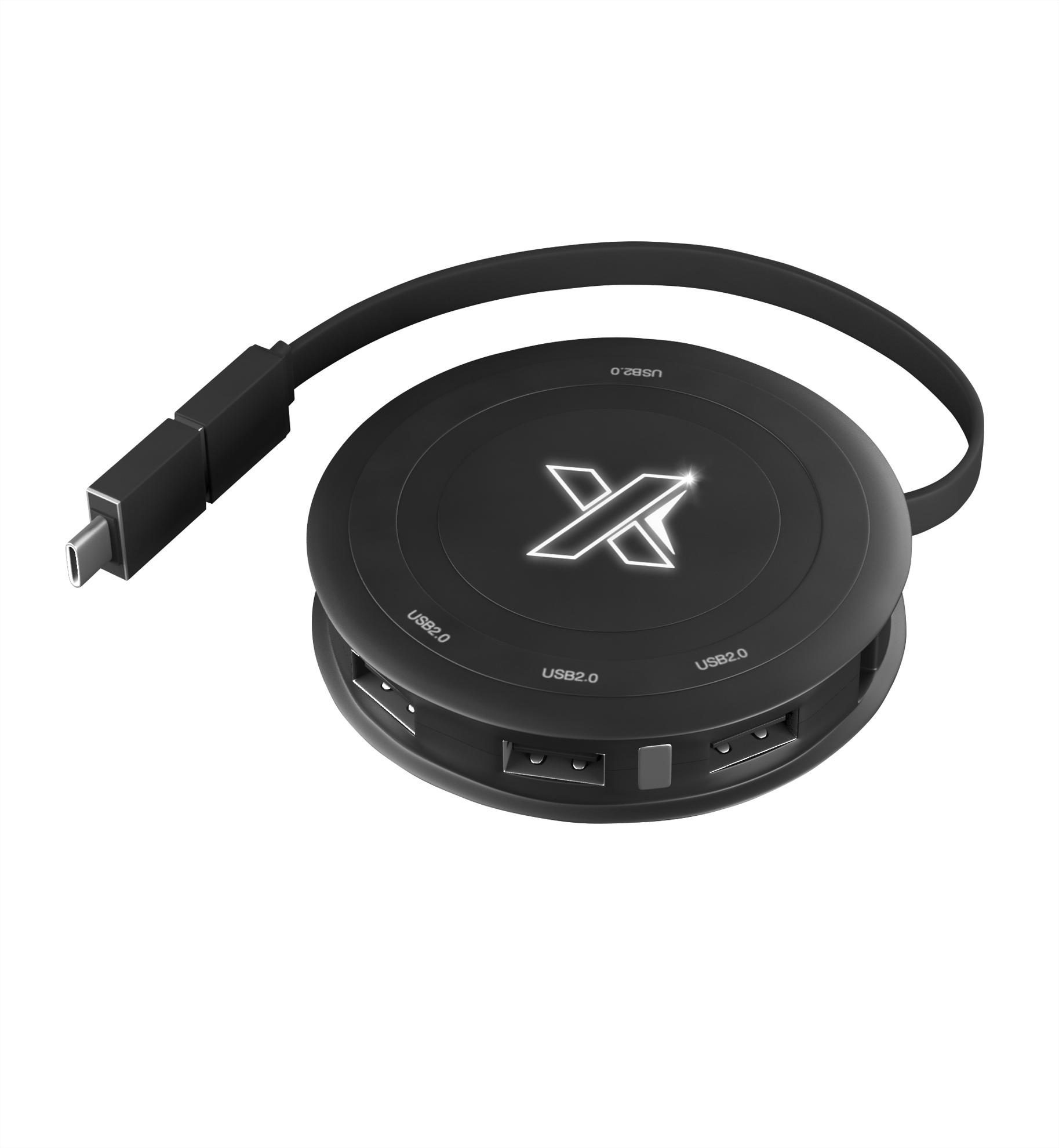 SCX Innovative Design™ Wireless Charger & 4 Hub 2.0 6