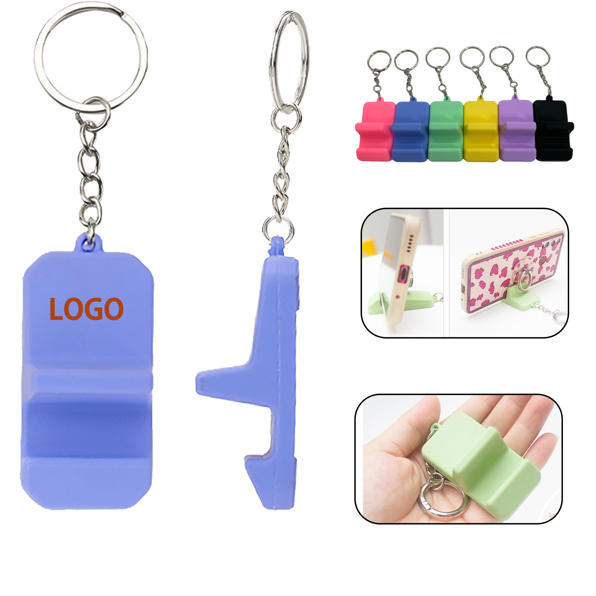 Portable Mobile Phone Stand Keychain 3