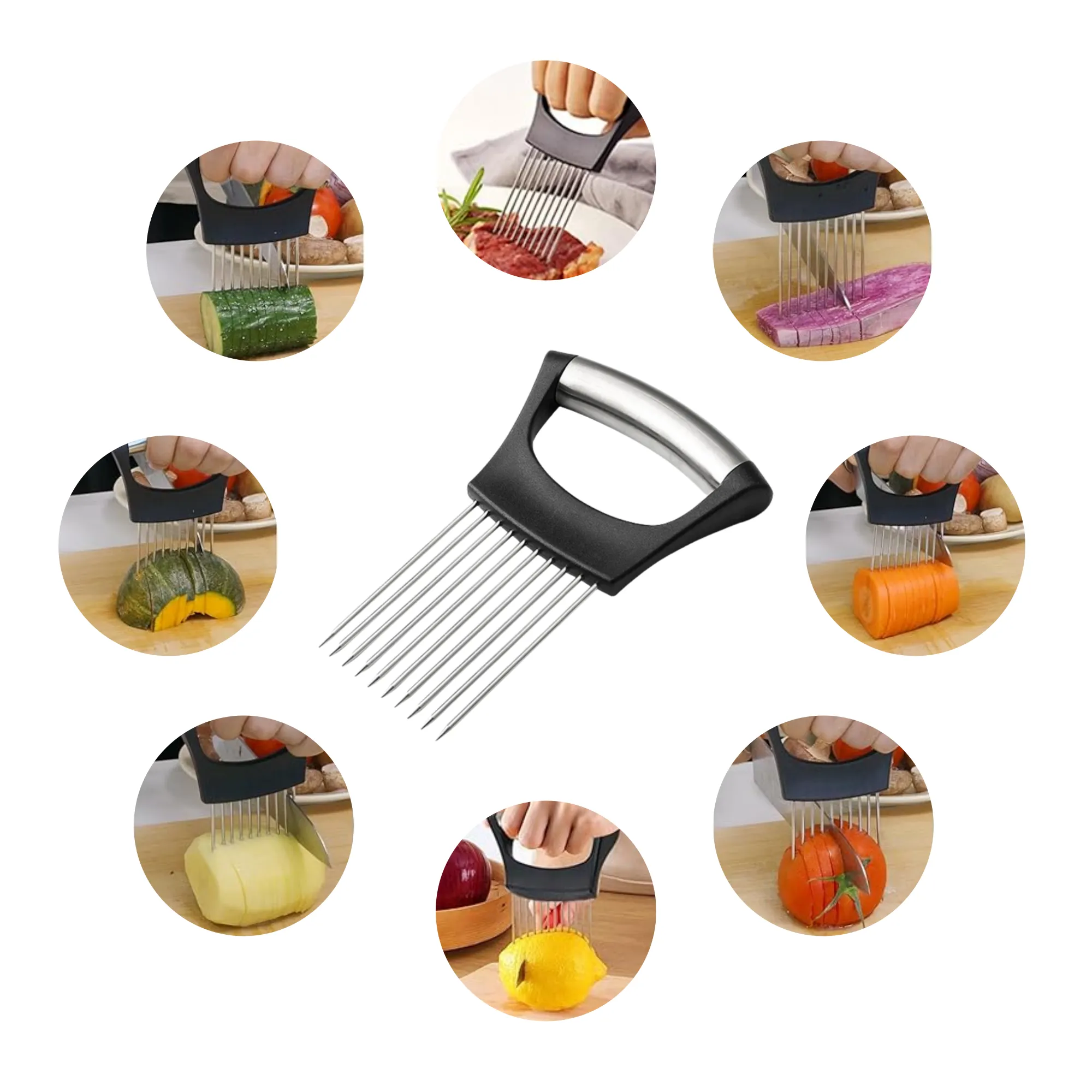 Onion Fixed Slicer Also Use It As A Meat Tenderizer 3