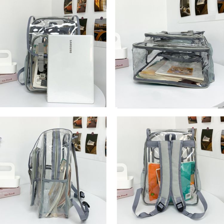 Large Clear PVC Backpacks for School 3