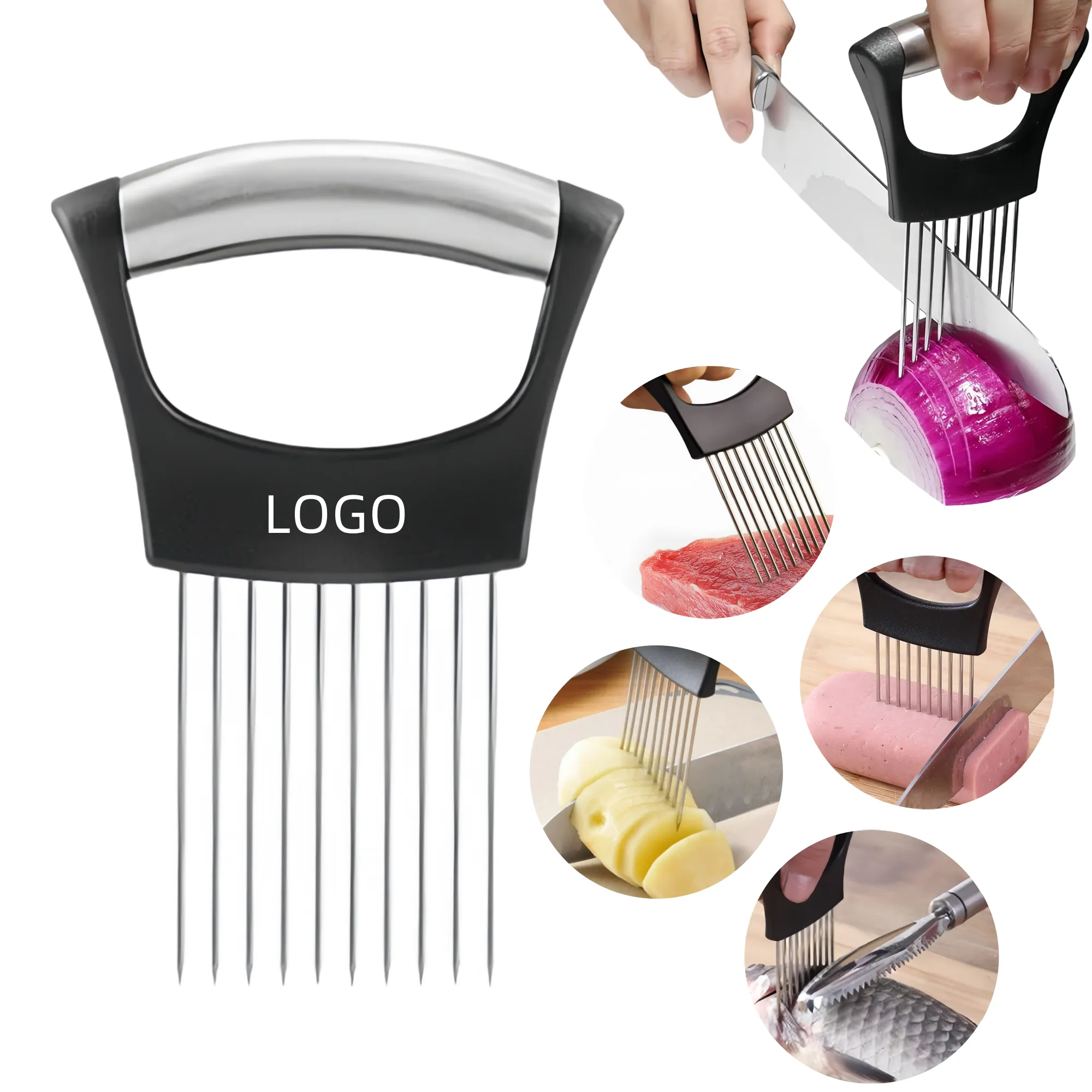 Onion Fixed Slicer Also Use It As A Meat Tenderizer 2