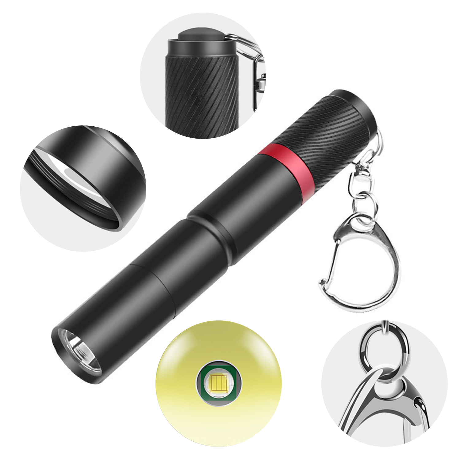 Flashlight Keychain 4