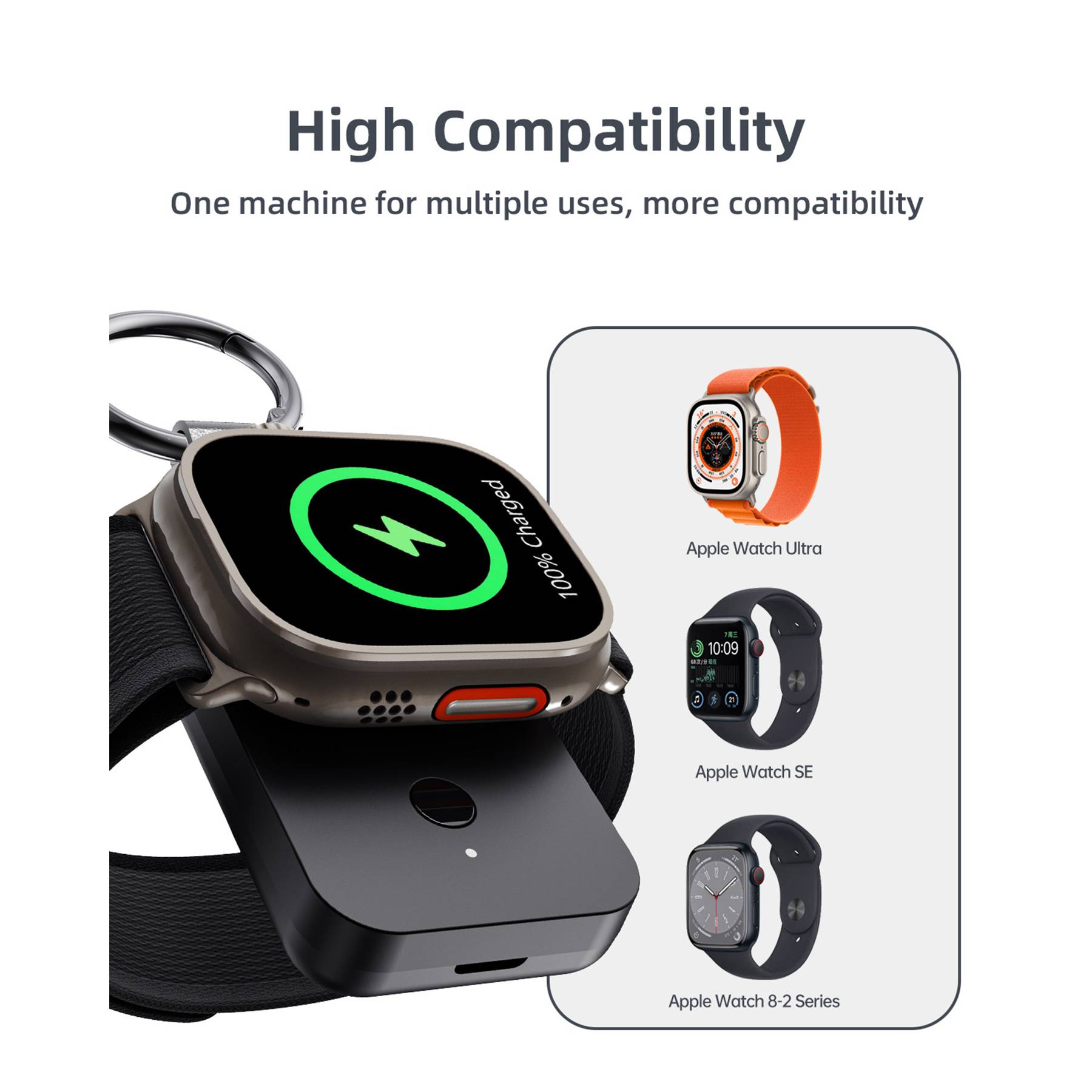 Magnetic SmartWatch Power Bank With Hook 5