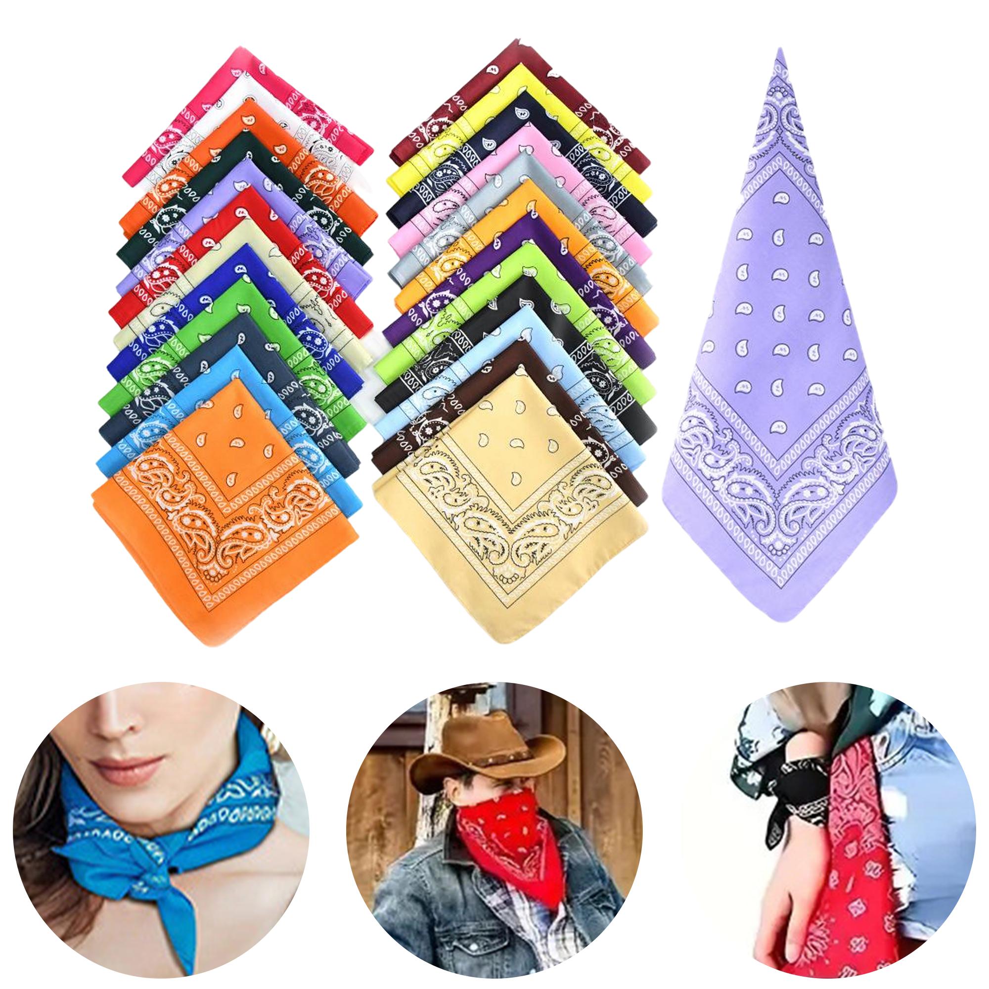 Custom Printed Cotton Handkerchiefs 2