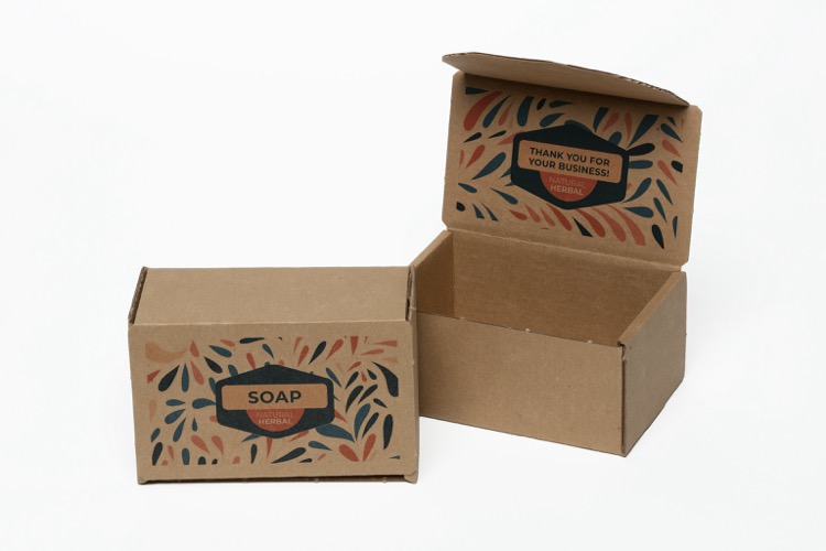 Full Color Natural Display Mailer Box (6"x 4" x3")