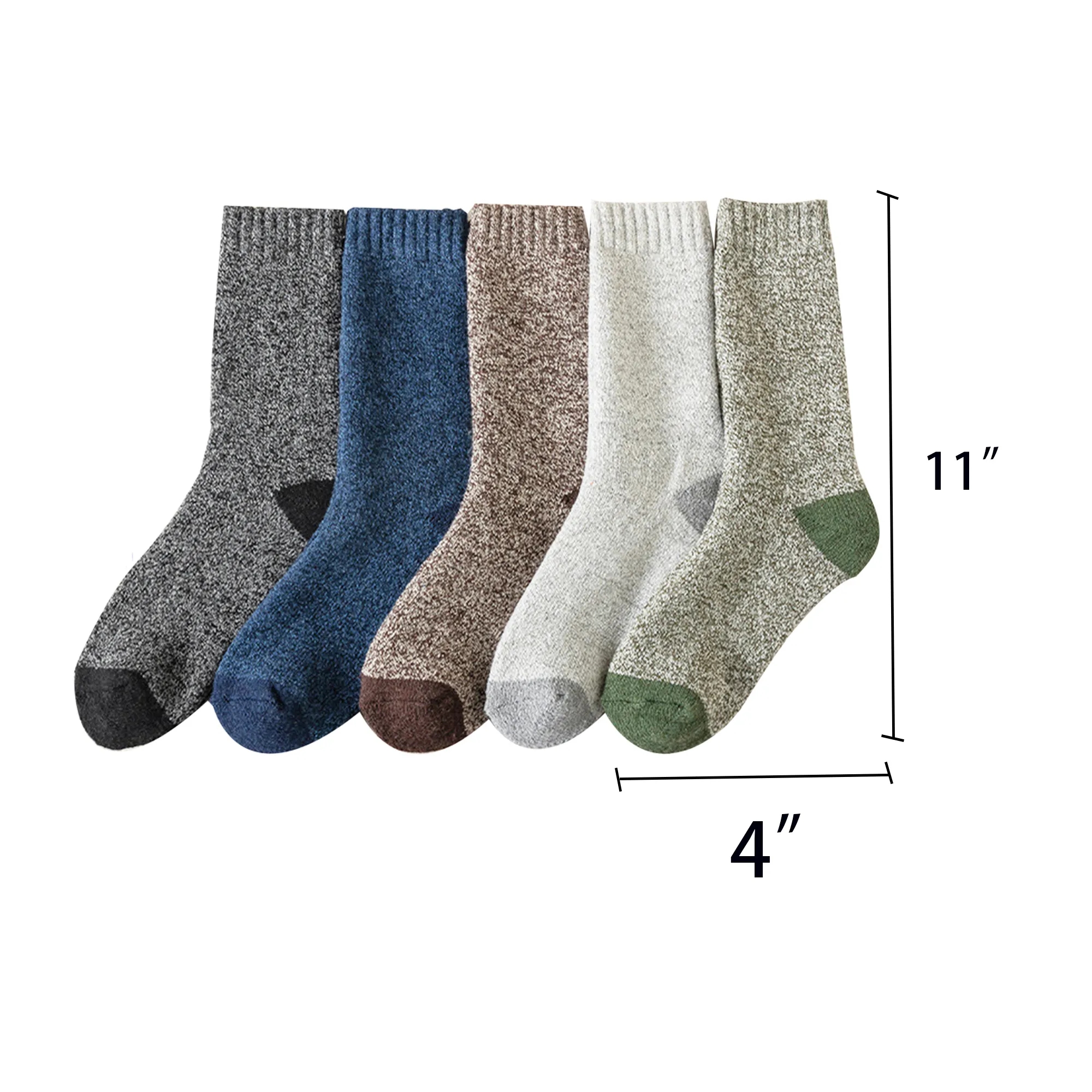 Winter Thickening Anti-Odor Sweat Absorption Wool Socks 2