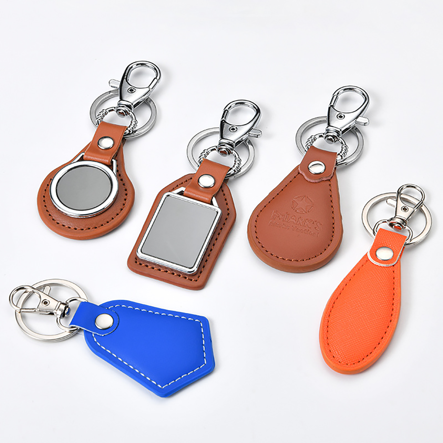 Custom PU Leather Keychain 3