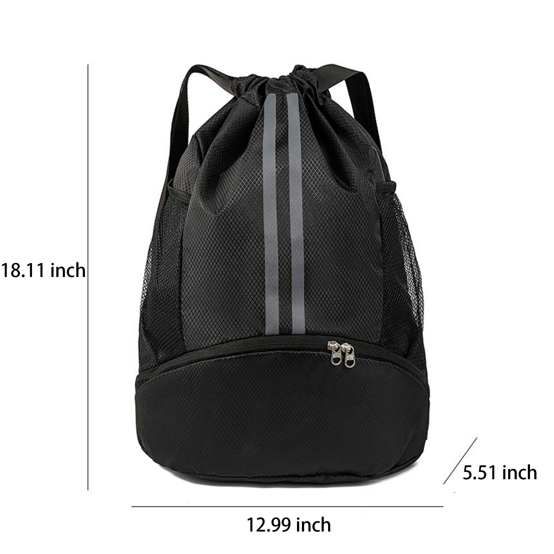 Drawstring Bag With Shoe Compartment 5