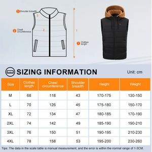 15 Zones Color Changing Hat Heated Vest Jackets 5