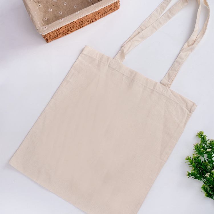 Calico Bag no Gusset, custom tote bag with logo imprint 4