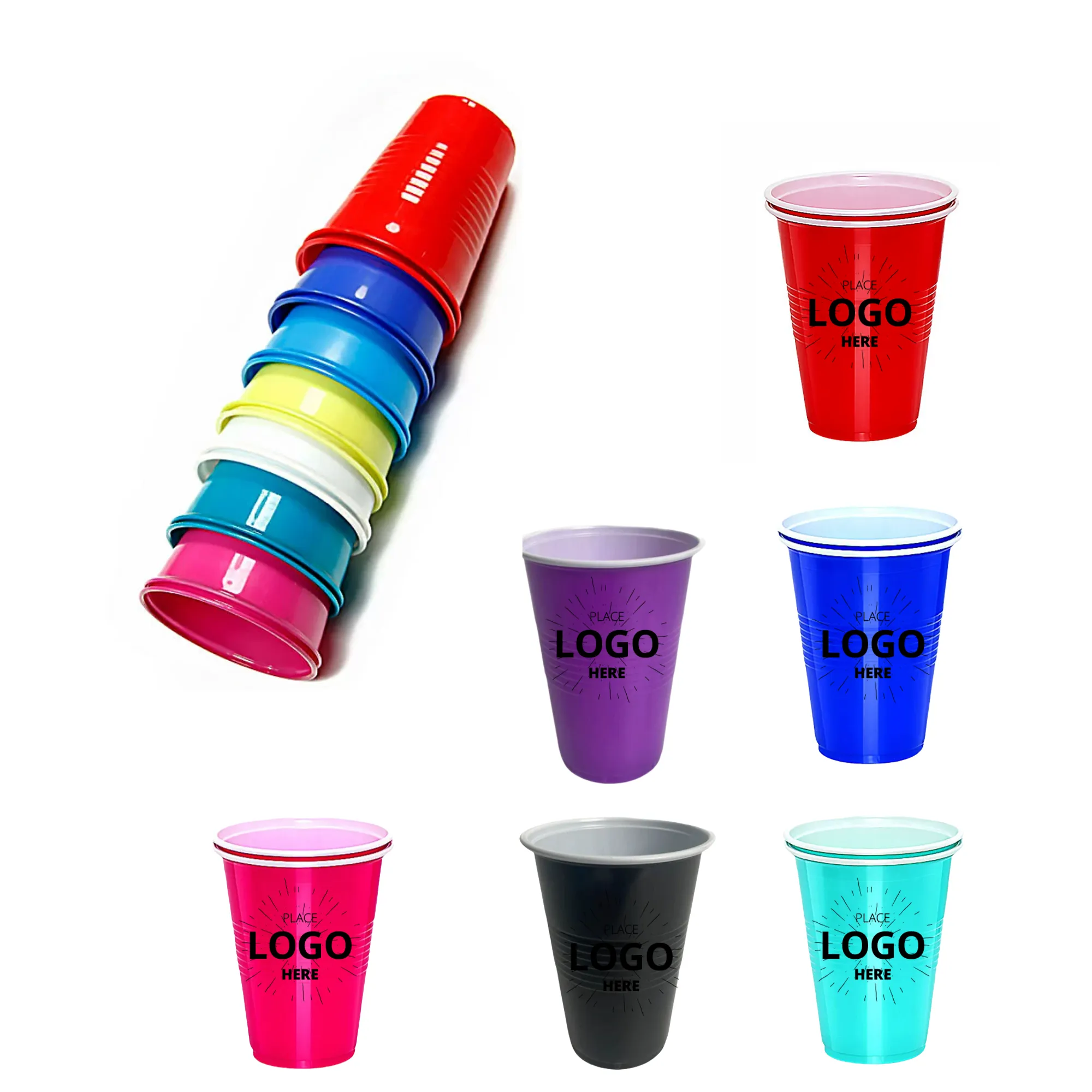 16 Oz. Promo Disposable Plastic Party Stadium Cup 1