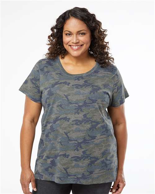 Women's Curvy Collection Fine Jersey Tee - 3816 192