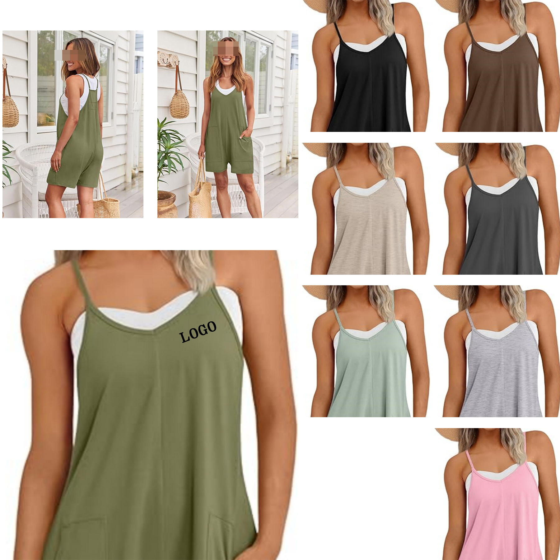 Women's Casual Summer Jumpsuits 8