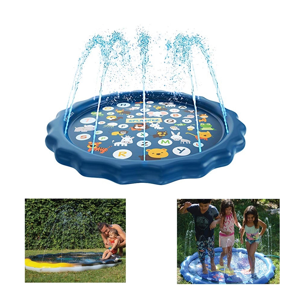 Sprinkler for Kids Splash Pad and Wading Pool for Learning 2