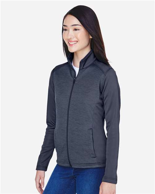 Women's Newbury Colorblock Mélange Fleece Full-Zip Jacket - DG796W 9