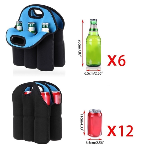 6 pack beer water can carrier tote 3