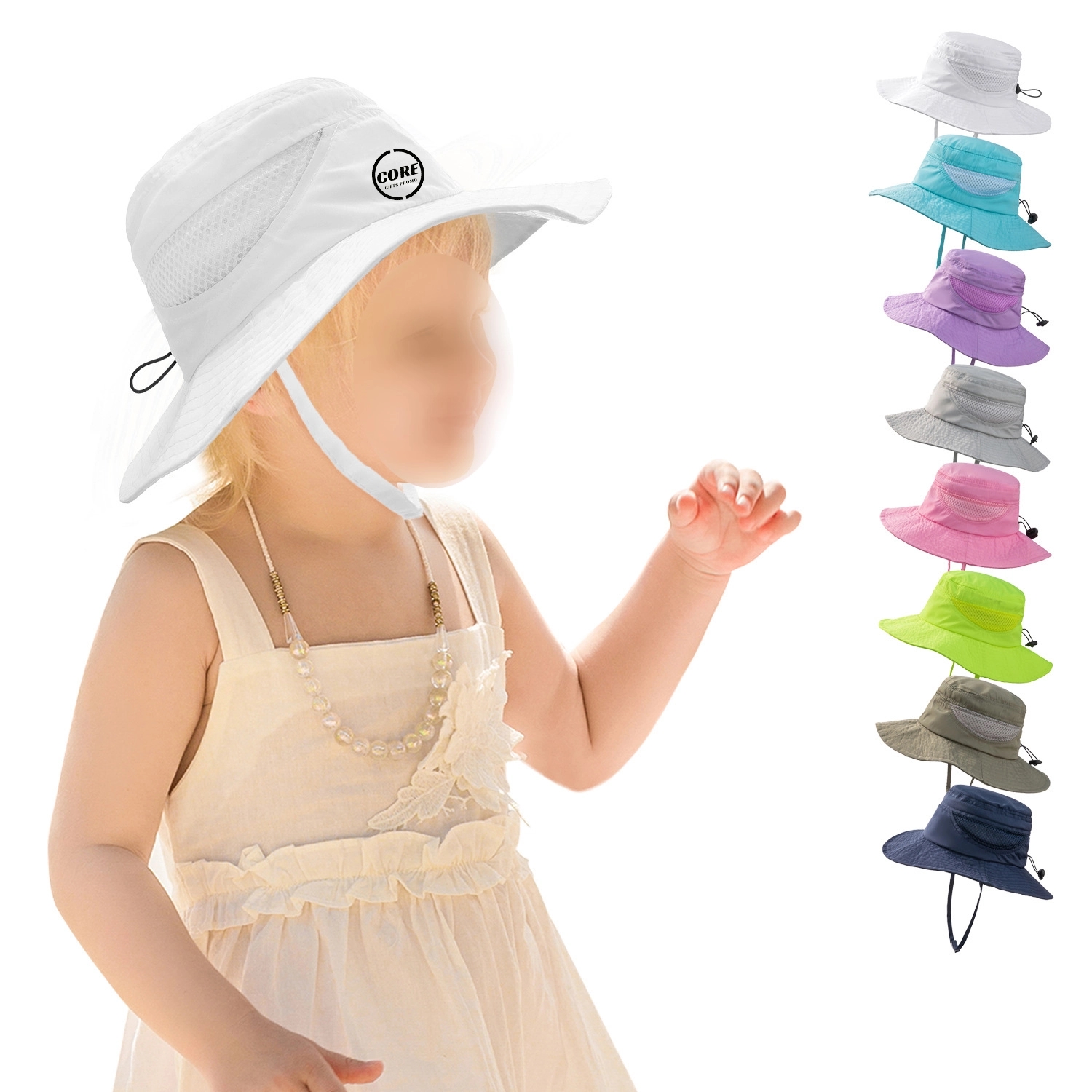 Adjustable Baby Hat Toddler Upf 50+ Sun Protection 3