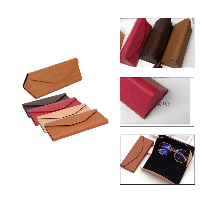 Foldable Triangular Eyeglass Sunglass Case 2
