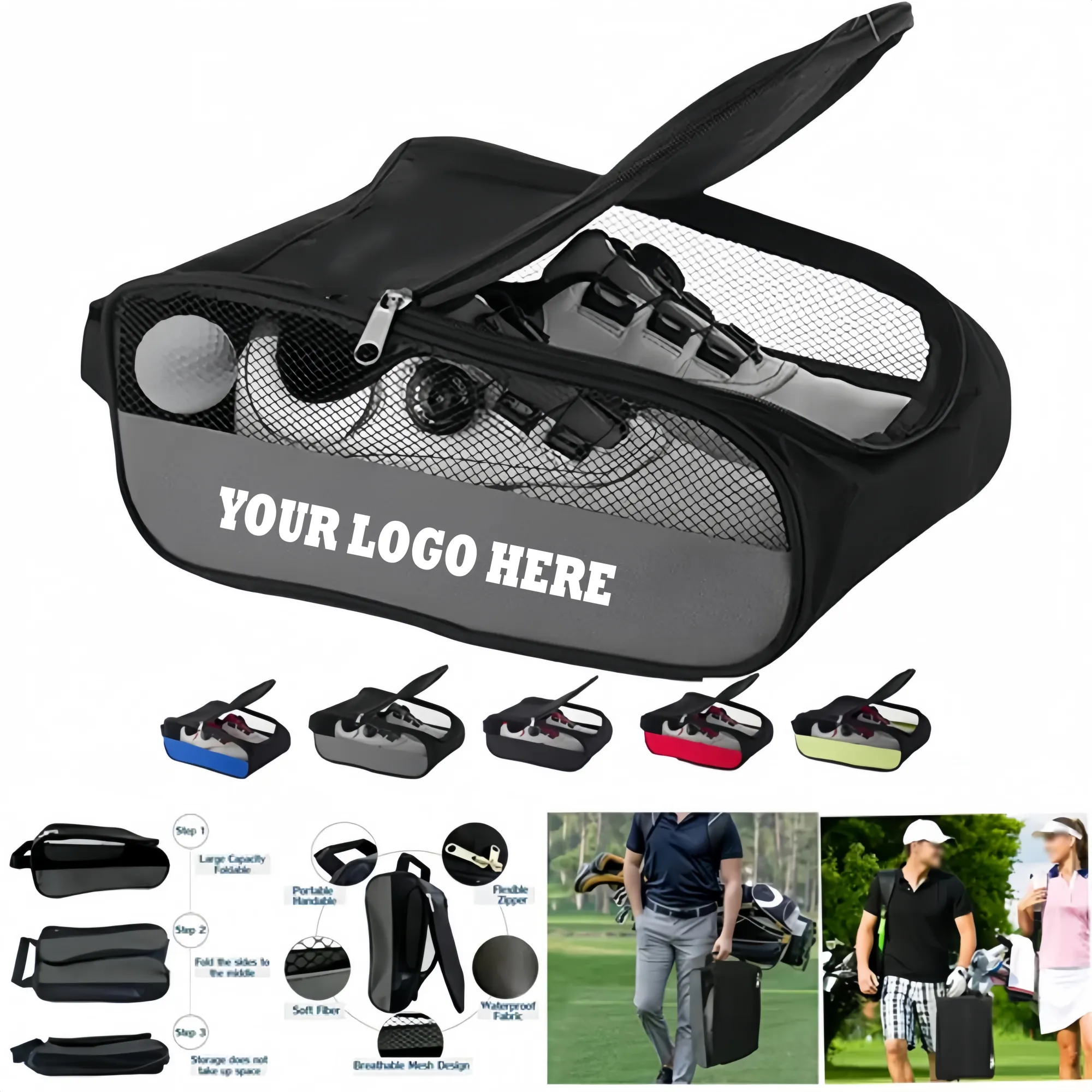 Portable Golf Shoe Bag 1