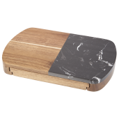 Black Marble Cheese Board Set with Knives 67