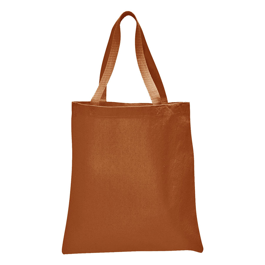 Value 6 oz Cotton Canvas Tote Bag - 15"W x16"H x 3"D x 4