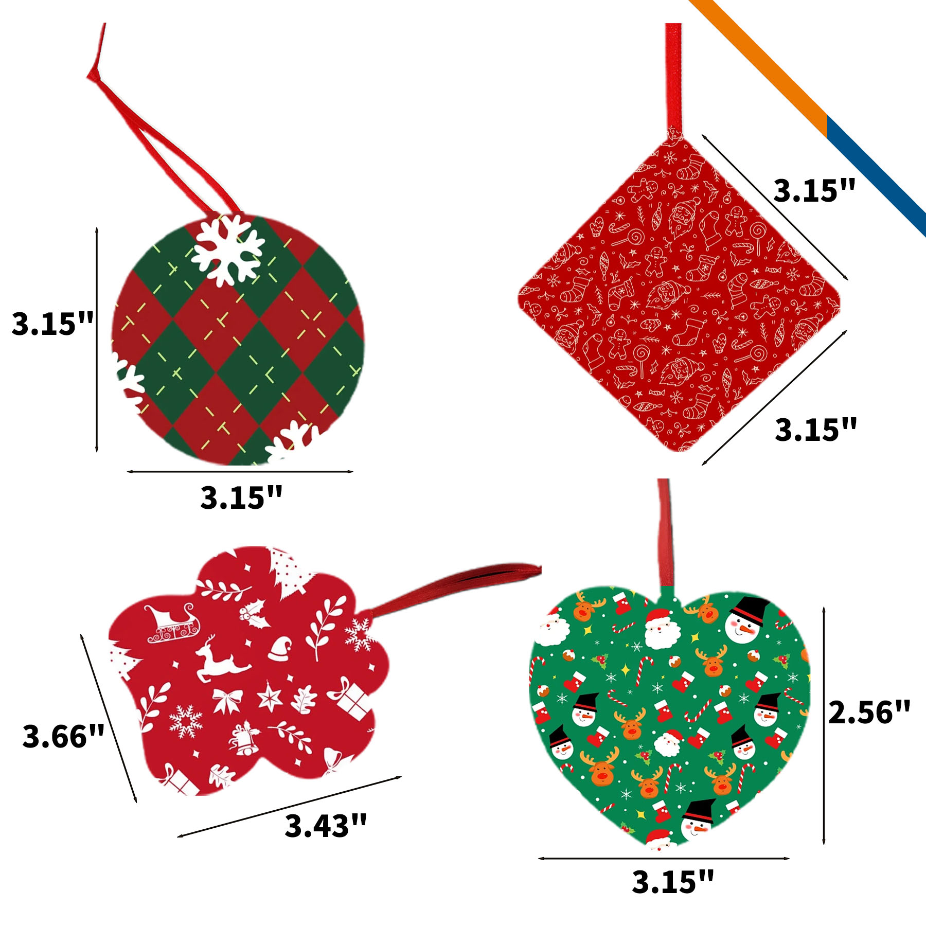 Kina Christmas Ornaments 2