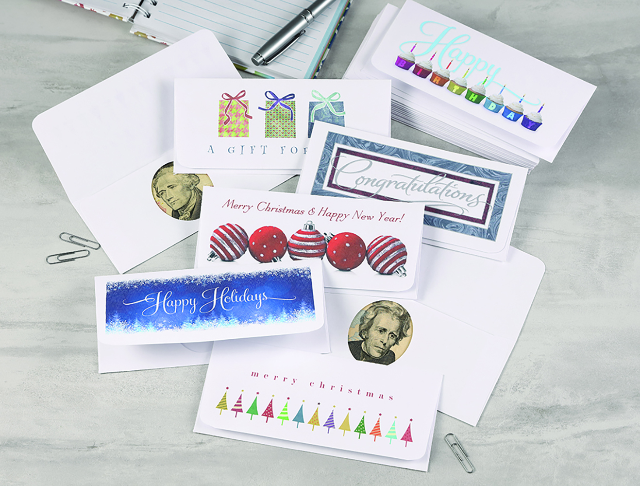Holiday Trees Currency Envelope 2