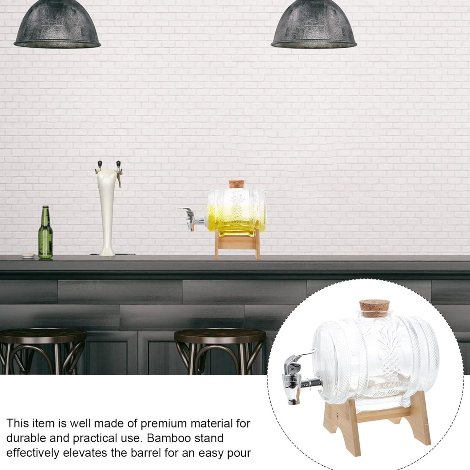 Glass Juice Jar With Tap 4