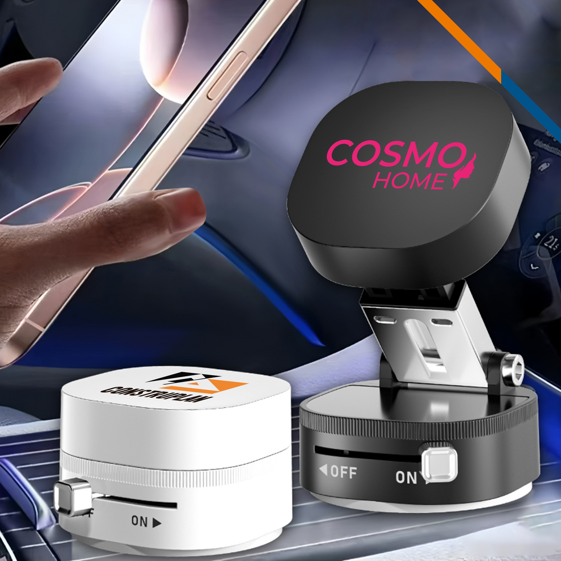 Magh Foldable Vacuum Suction Magnetic Phone Holder 7