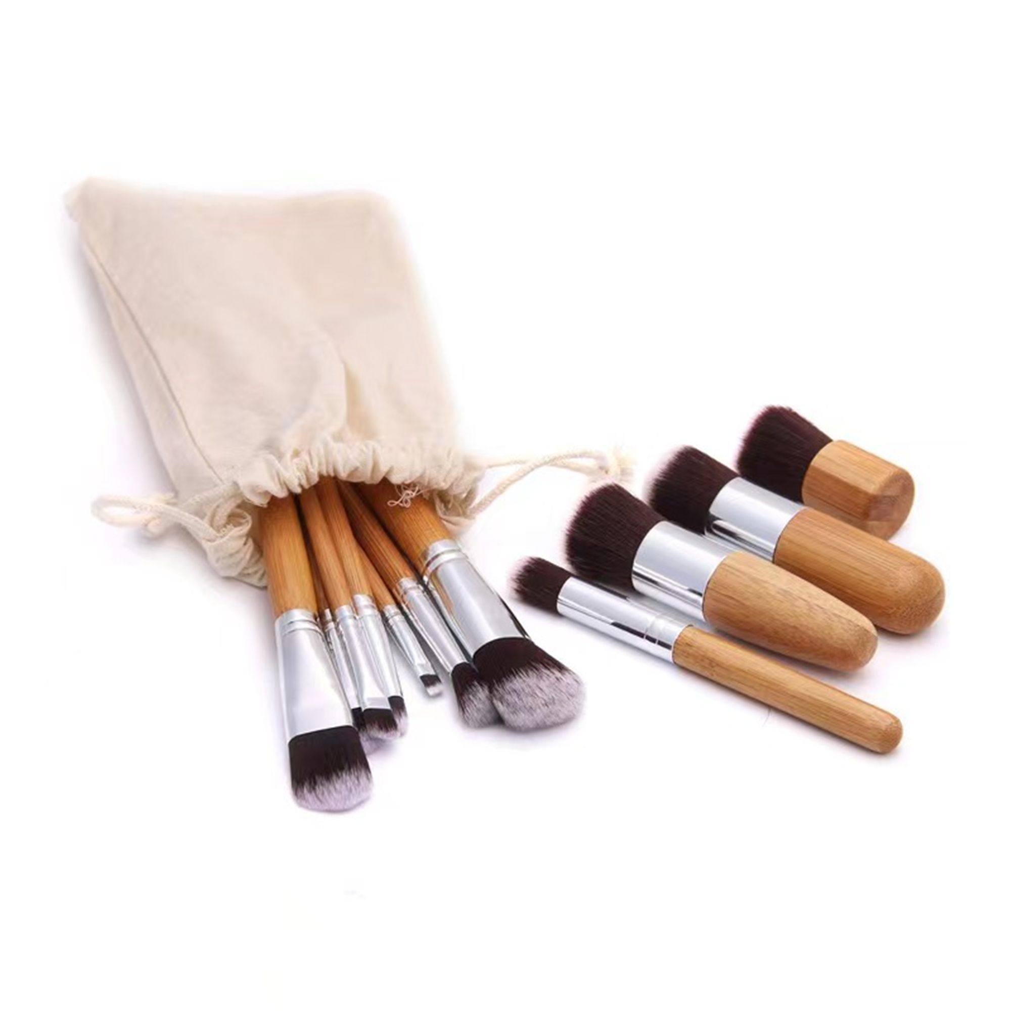 Bamboo Make Up Brushes Set 2