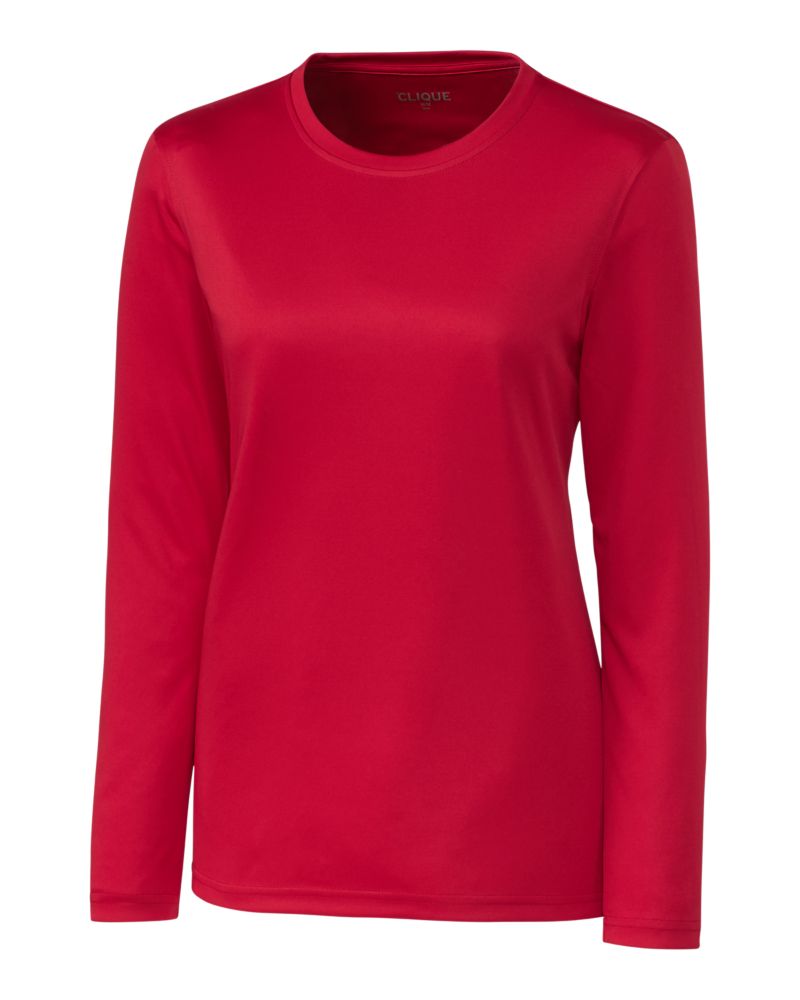 Clique Spin Solution-dyed Performance Jersey Womens Long Sleeve Tee 29