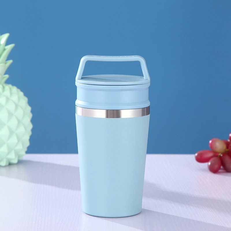 Custom 12 oz Stainless Steel Travel Mug With Handle 4