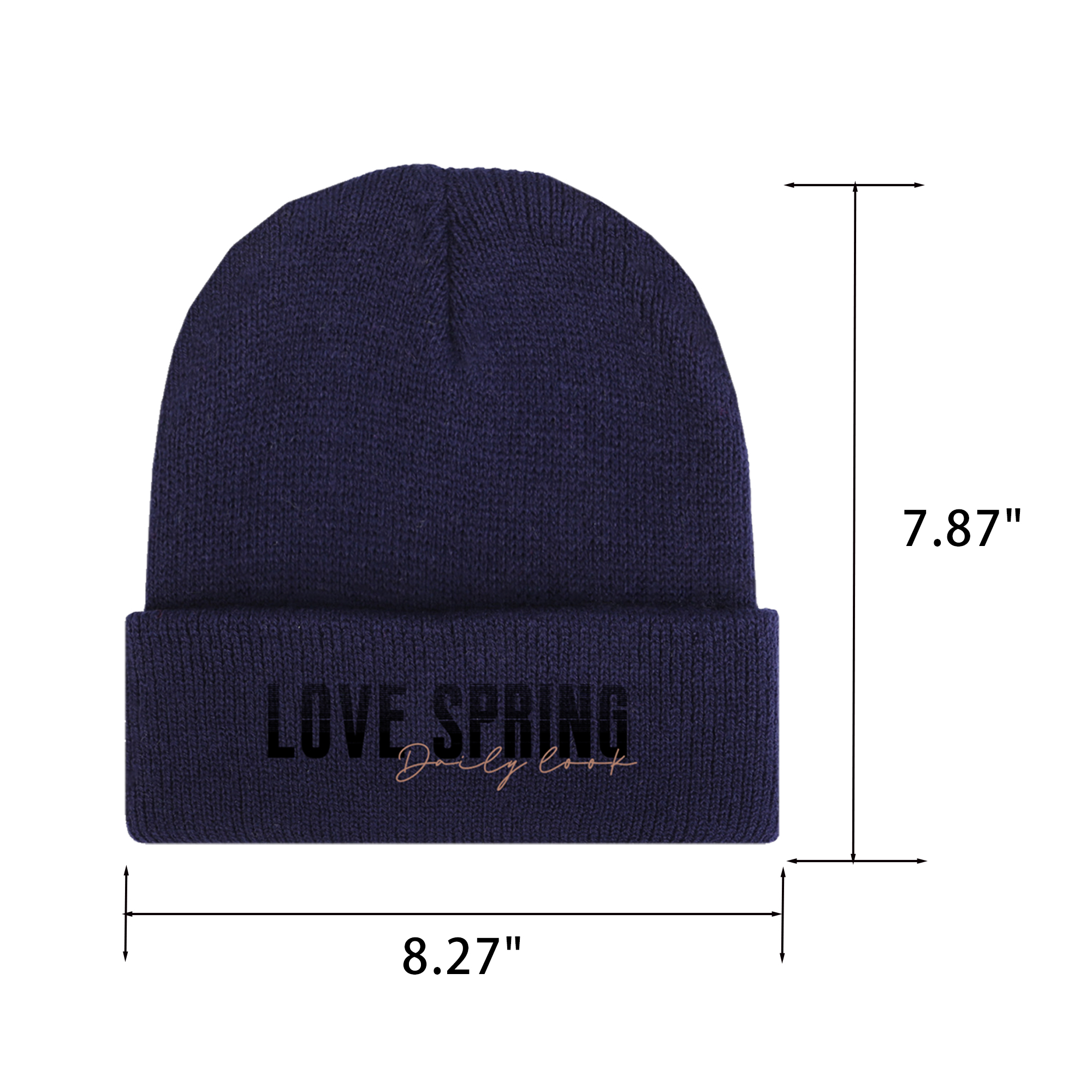 Custom Knitted Cuffed Beanie 5
