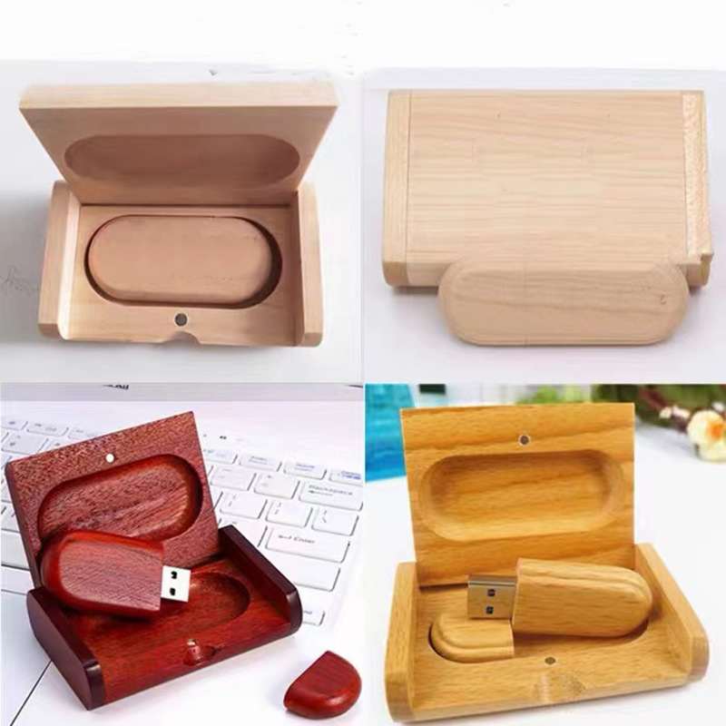32 GB Wood USB Flash Drive with Wooden Box 2