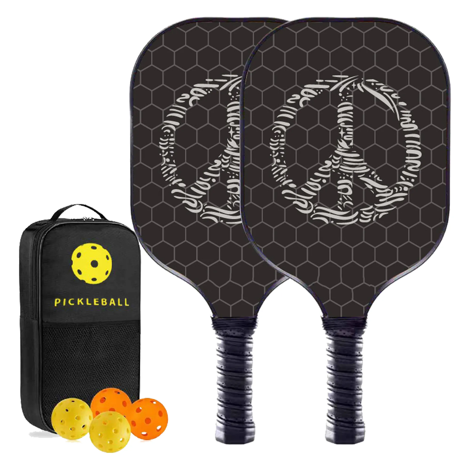 Custom Full Color Pickleball Paddle Set