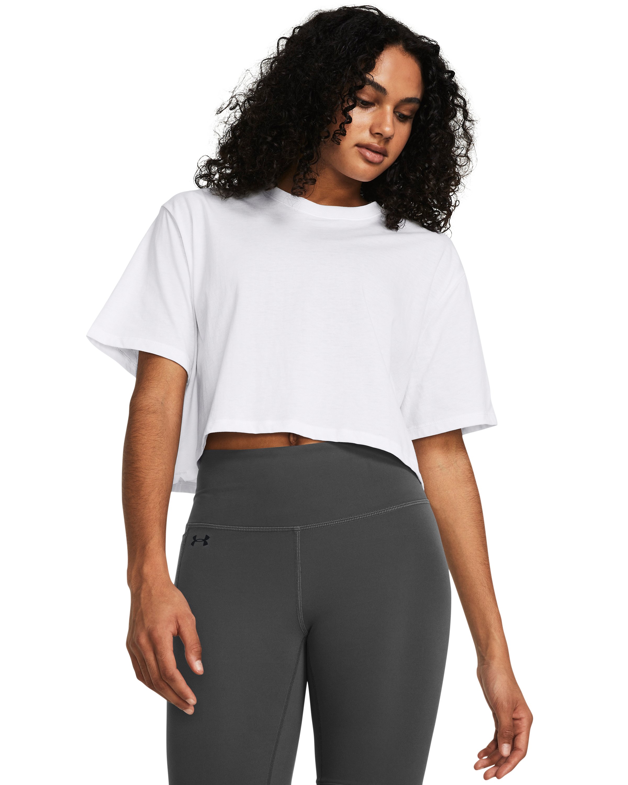 UA Campus Boxy Women's Crop Short Sleeve 3