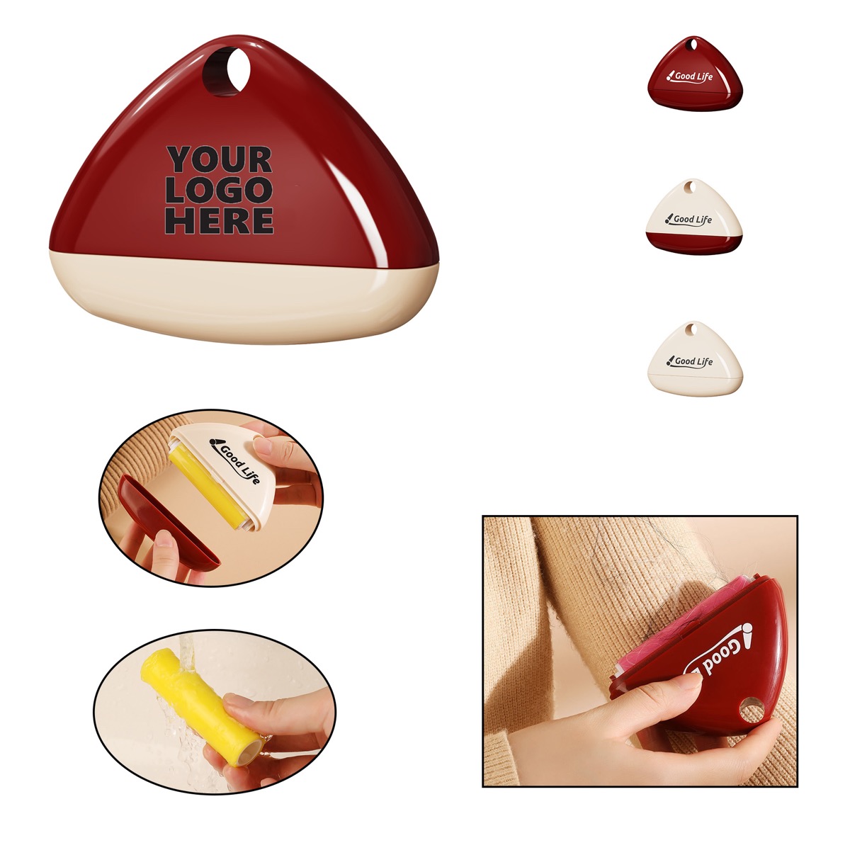 Washable Portable Roller Brush For Removing Hair From Clothes 3