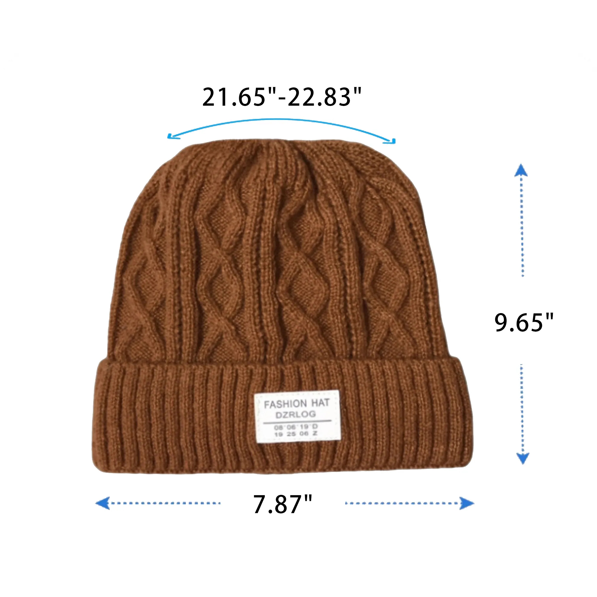 Patch Knit Beanie 3