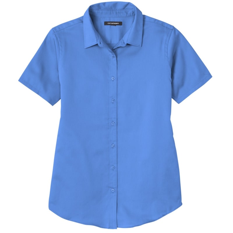 Port Authority Ladies Short Sleeve SuperPro React Twill Shirt. 72
