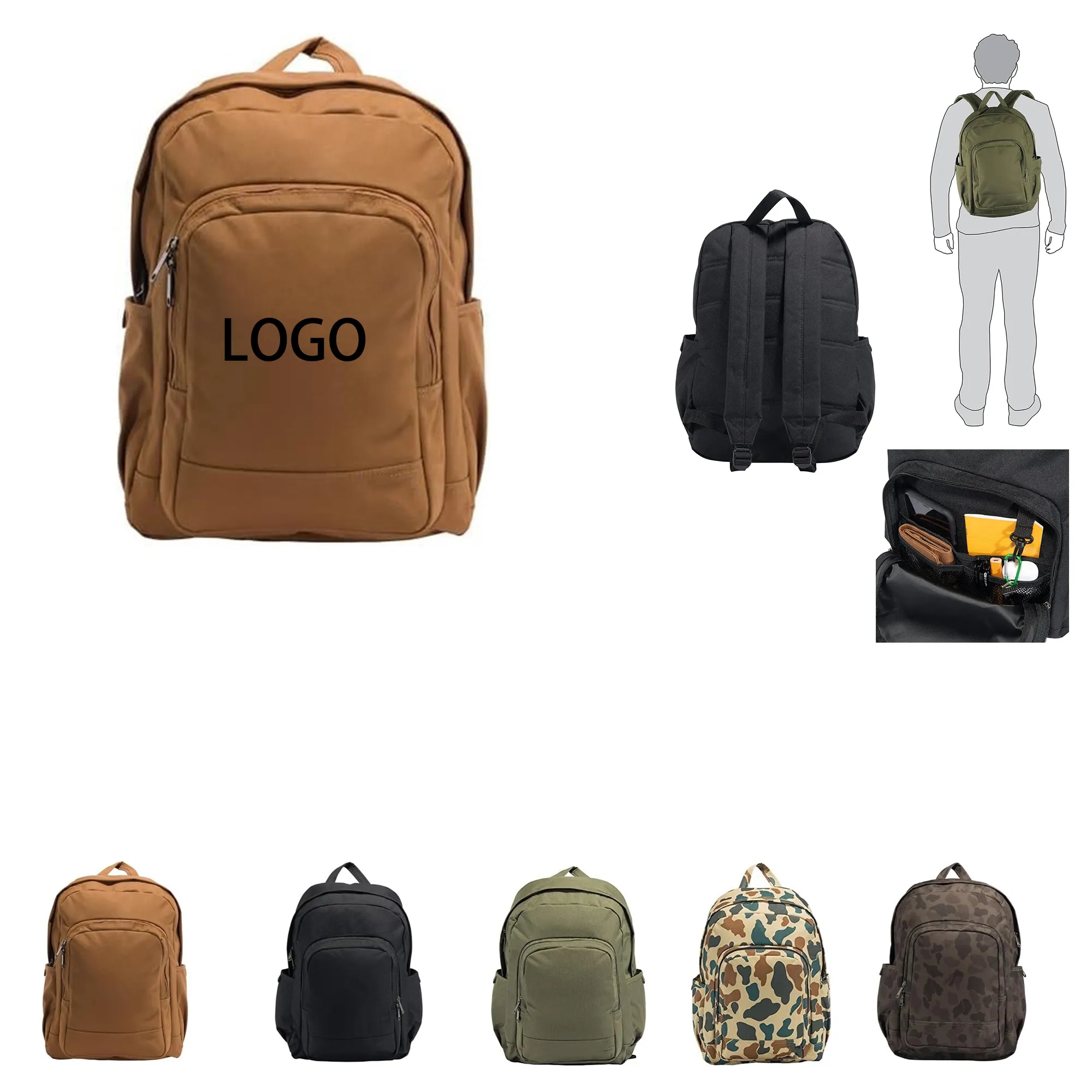Classic Durable Waterproof Backpack 3