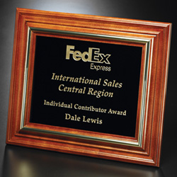 Americana Plaque with Black Glass 2