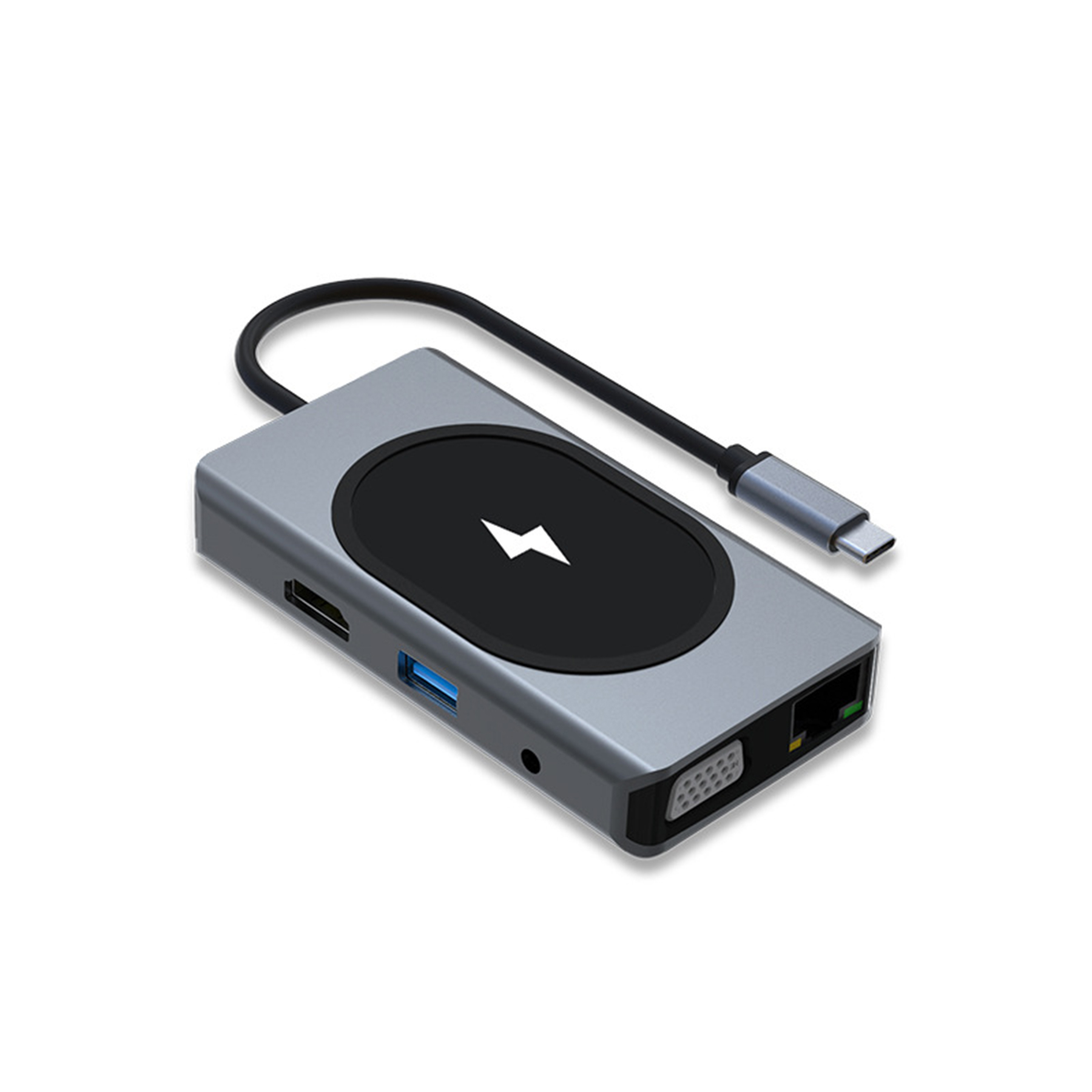 9-in-1 HUB Dock With Wireless Charging 2