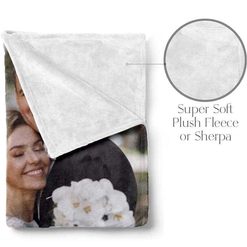 Custom Plush Fleece Photo Blanket 26