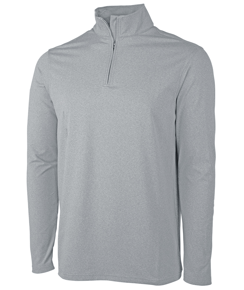 Men's Heathered Eco-Logic Stretch Quarter Zip, custom hoodie or sweatshirt with logo imprint 30
