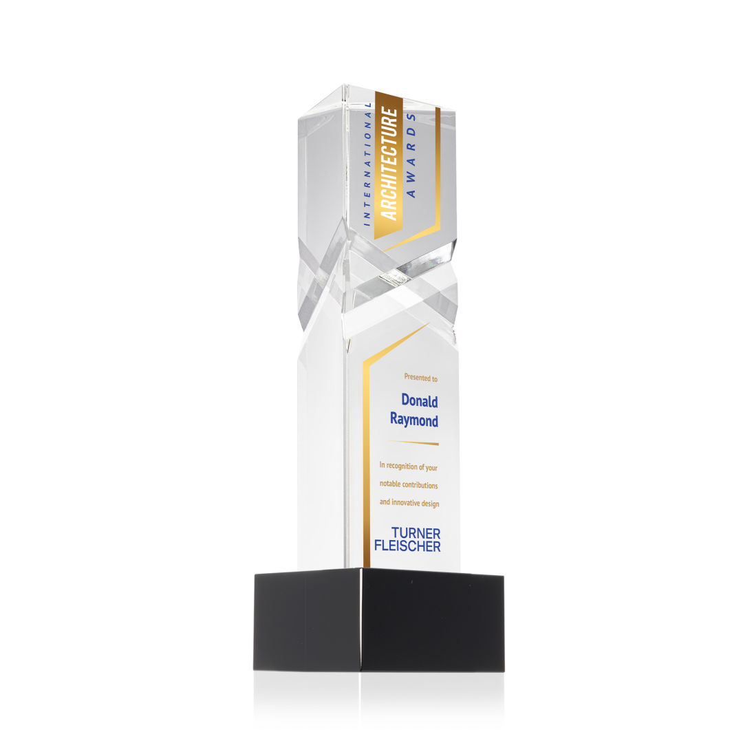 Oakham VividPrint™ Award on Hancock Base - Black 17